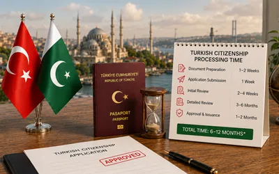 Turkish Citizenship Processing Time for Pakistanis